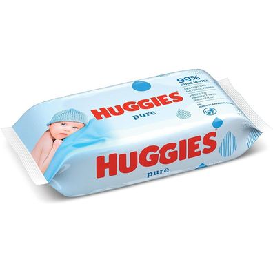 Huggies Baby Wipes - Pure 56 Pieces