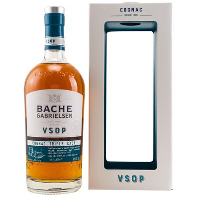 Bache-Gabrielsen VSOP Cognac Triple Cask 0,7 ltr. 40% Vol. Geschenkpackung