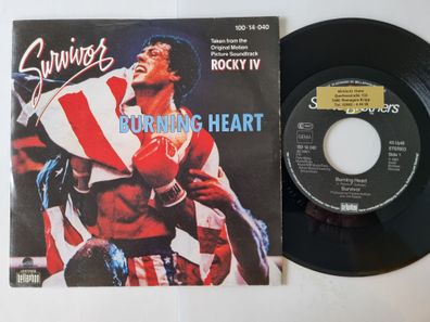 Survivor - Burning heart/ Feels like love 7''/ OST Rocky/ Sylvester Stallone