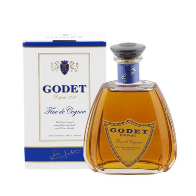 Godet Fine de Cognac 12 Jahre / 40% Vol. 0,7 ltr. / im Geschenkpack