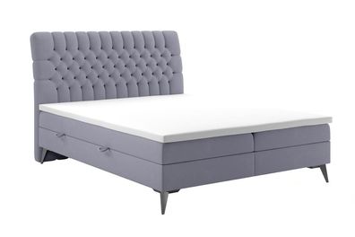 Chesterfield Bett Polster Design Luxus Doppelbett Schlafzimmer Boxspringbett