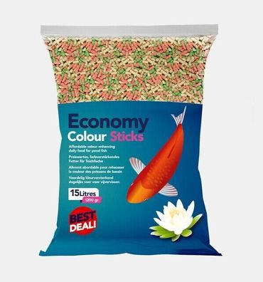 Colombo Economy Color Sticks 15 Liter Futter Teichfutter Koifutter