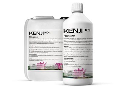 KENJI KOI Filterstarter 1000ml Filterbakterien Koiteich Teichfilter Gartenteich