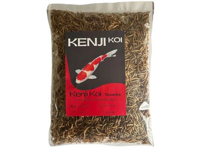 KENJI KOI Snack Mehlwürmer 5 und 10 Liter- Koifutter Koiteich Teich Koi