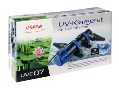 Osaga UVC Teichklärer UVC Gerät Koiteich Gartenteich UV Gerät Algenvernichter