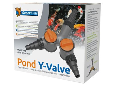 Superfish Pond Y-Verteiler mit 3 verschiedenen Anschlüssen 25, 32 und 40mm