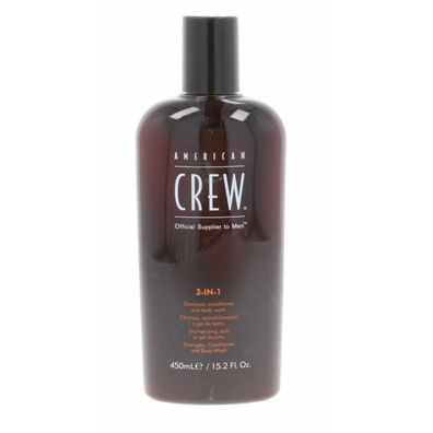 American Crew 3-in-1 Shampoo, Conditioner und Duschgel 450ml