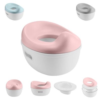 Kikkaboo Töpfchen 3 in 1 Trio, Toilettensitz, Tritthocker, rutschfeste Basis