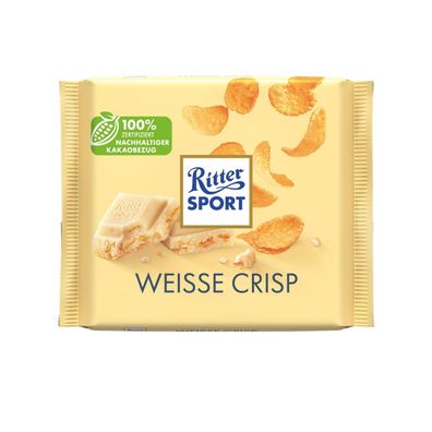 Ritter SPORT 3997 Ritter SPORT WEISS + CRISP Schokolade 100,0 g