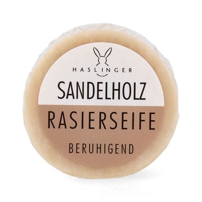 Haslinger Rasierseife Sandelholz 60g beruhigend