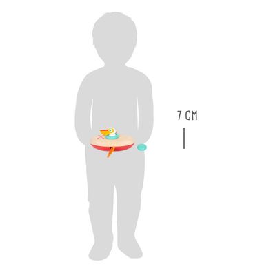 Wasserspielzeug Aufzieh-Kanu Pelikan
