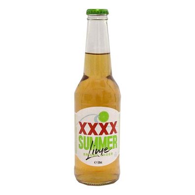 XXXX Summer Bright Lime Lager Bottle 4.0 % vol. 330 ml