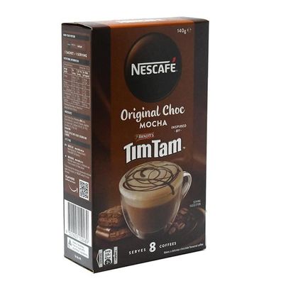 Nescafe Original Choc Mocha Tim Tam Coffee Sachets [MHD: 30.09.2024] 136 g