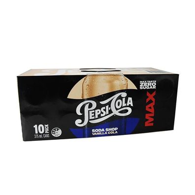 Pepsi Max Vanilla Cola - Import 10x375 ml