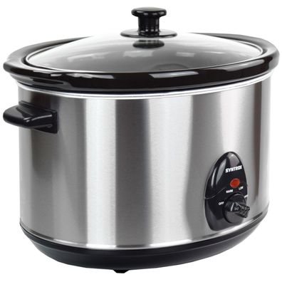 5,6 l Slow Cooker | Schmortopf | Schongarer | Multikocher Delixas