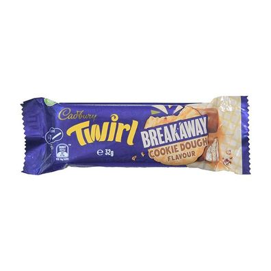 Cadbury Twirl Breakaway Cookie Dough - Import 32 g