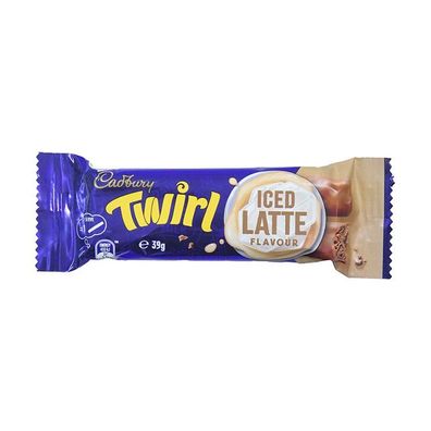 Cadbury Twirl Iced Latte Schokoriegel - Import 39 g