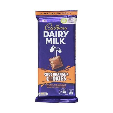 Cadbury Choc Orange & Cookies - Import 167 g