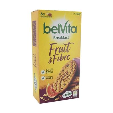 belVita Fruit & Fibre Breakfast Biscuits 300 g