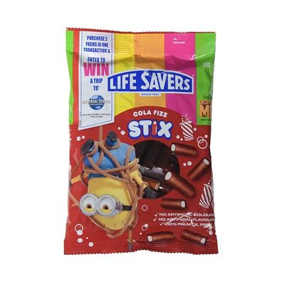 Life Savers Cola Fizz Stix 200 g