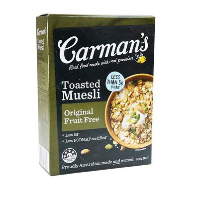 Carman's Toasted Fruit Free Muesli 500 g