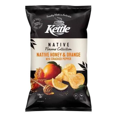 Kettle Native Honey & Orange Chips 150 g