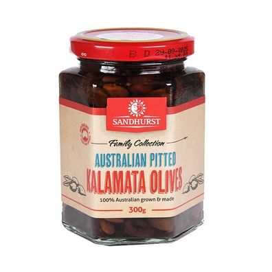 Sandhurst Australian Pitted Kalamata Olives 300 g