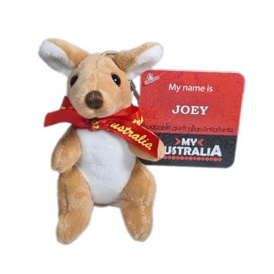 Schlüsselanhänger Känguru 'Joey' Supersoft Velboa, 11 cm 1 St