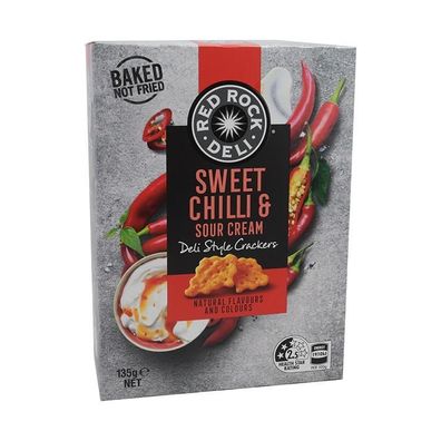 Red Rock Sweet Chilli & Sour Cream Crackers [MHD: 06.10.2024] 135 g