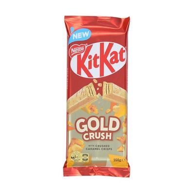 KitKat Gold Crush Weiße Schokolade - Import 160 g