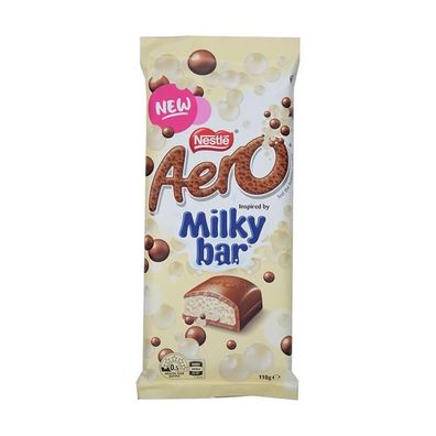 Nestle Aero Bubbly Milky Bar Luftschokolade - Import 180 g