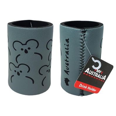 Stubby Holder Australien 'Koala Australia' Neopren grau, 11 cm 1 St