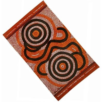 Tea Towel Australien 'Aboriginal Creation of Gaayli' orange 1 St