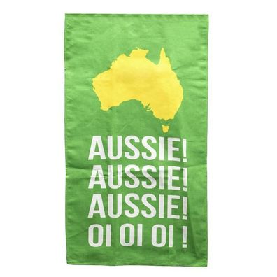 Tea Towel Australien 'Aussie!' Geschirrtuch grün/gelb 1 St