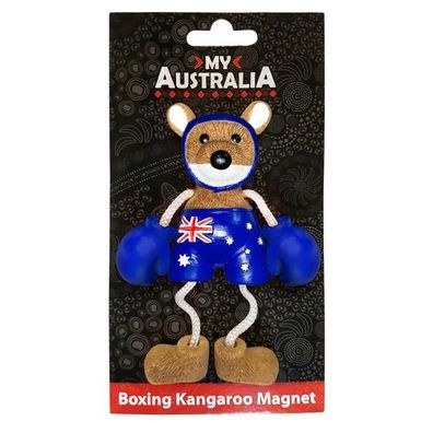 Magnet Australien 'Känguru Bluey mit baumelnden Armen & Beinen', 10 cm 1 St