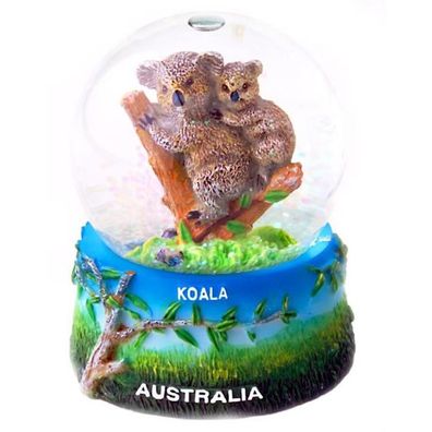 Schneekugel aus Glas Australien 'Koala', 9 cm 1 St