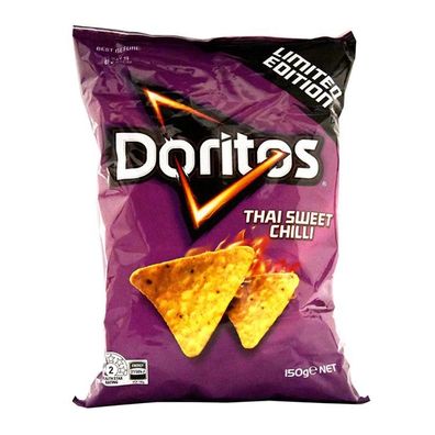 Doritos Thai Sweet Chilli Tortilla Chips - Import 150 g