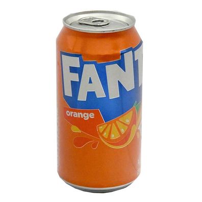 Fanta Orange Soft Drink super sweet - Import 375 ml