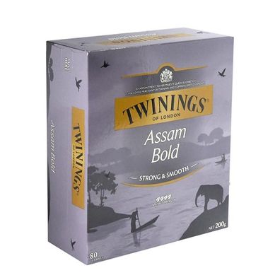 Twinings Assam Bold Black Teebeutel Maxipack 80 St