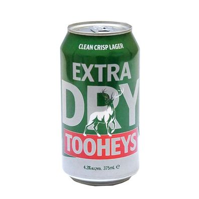 Tooheys Extra Dry Lager Can 4.4 % vol. 375 ml