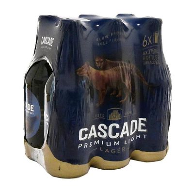 Cascade Premium Light Beer Bottle 2.4% vol. 6x375 ml