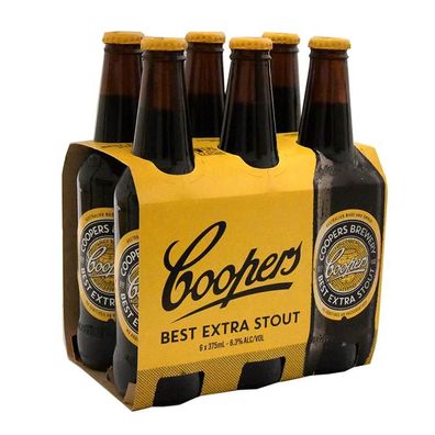 Coopers Best Extra Stout Bottle 6.3 % vol. 6x375 ml