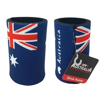 Stubby Holder Australien 'Australian Flag' Neopren blau 1 St