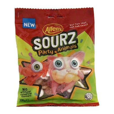 Allen's Sourz Party Animals Fruchtgummi 170 g