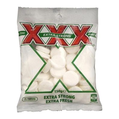 Allen's XXX Mints Extra Strong Minz Pastillen 150 g