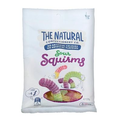 The Natural Confectionery Co. Sour Squirms 220 g