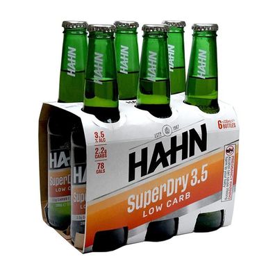 Hahn Super Dry 3.5 Beer Bottle 3.5 % vol. 6x330 ml