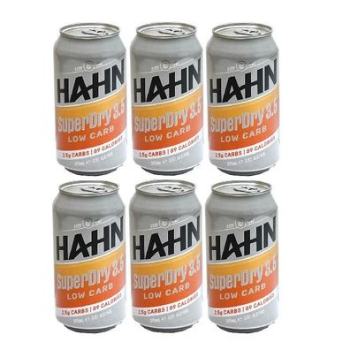 Hahn Super Dry 3.5 Beer Can 3.5 % vol. 6x375 ml