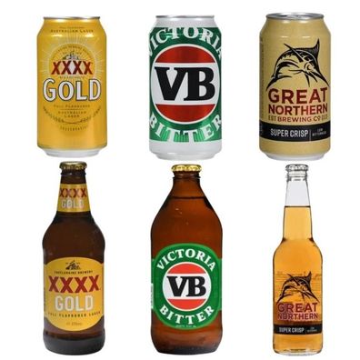 Australians Famous Beer' Sixpack 5x375, 1x330 ml