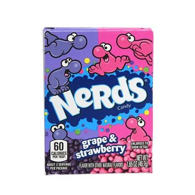 Wonka Nerds Wild Strawberry & Grape Candy [MHD: 31.10.2024] 46 g